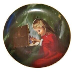 Laurie and the Creche by Donald Zolan collector plate # 2212